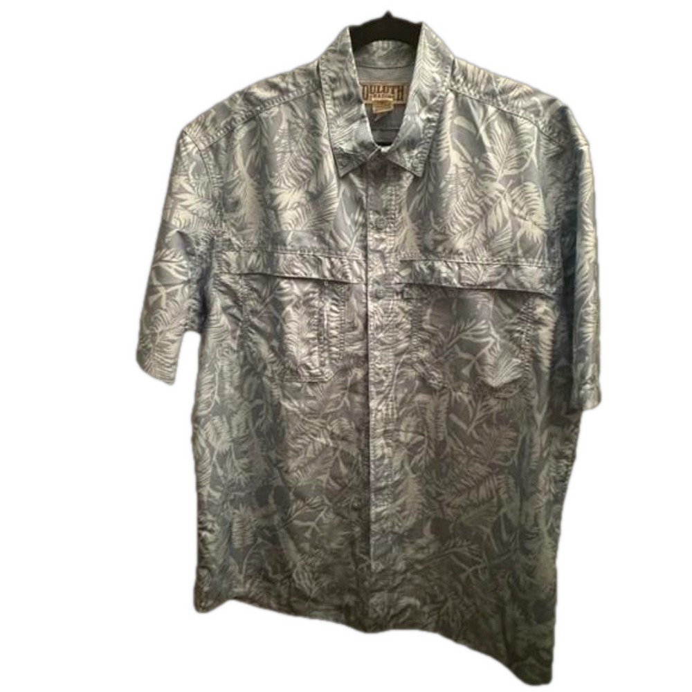Columbia Men's Gray Short Sleeve Shirt